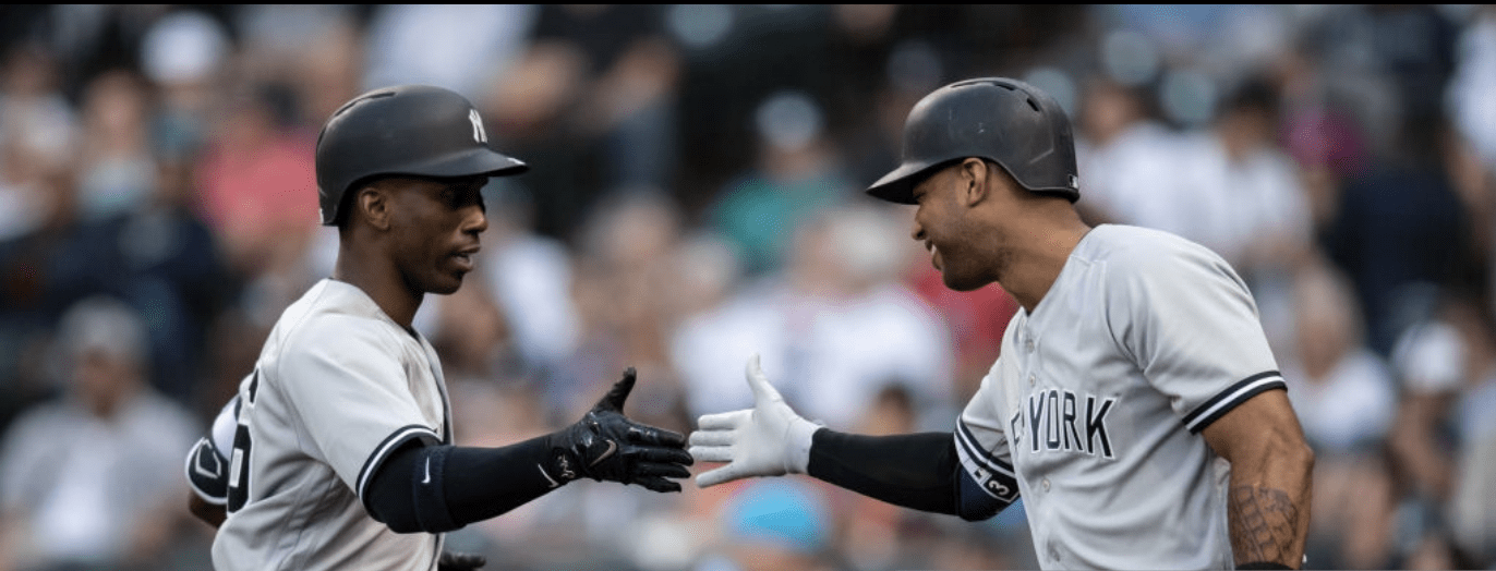 The Didi and Gleyber victory dance