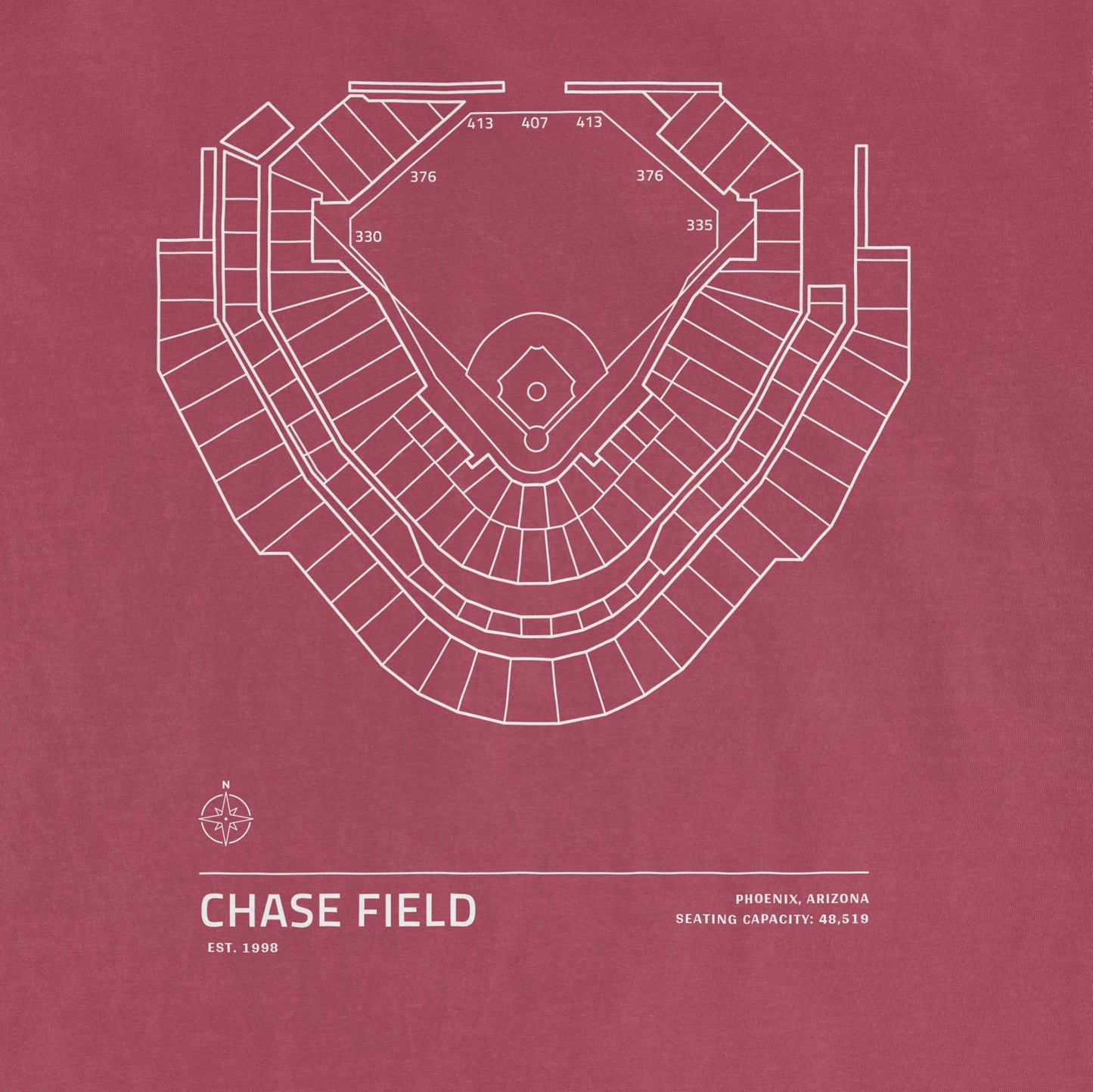 Chase Field - Stadium Collection | Comfort Colors Tee