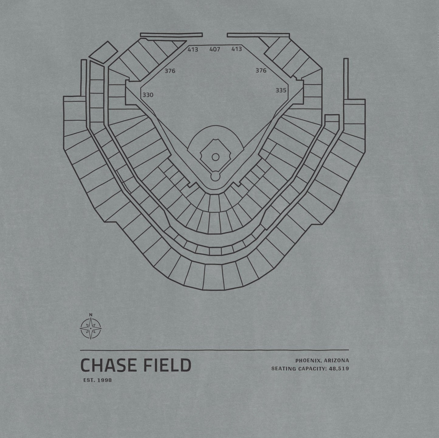 Chase Field - Stadium Collection | Comfort Colors Tee