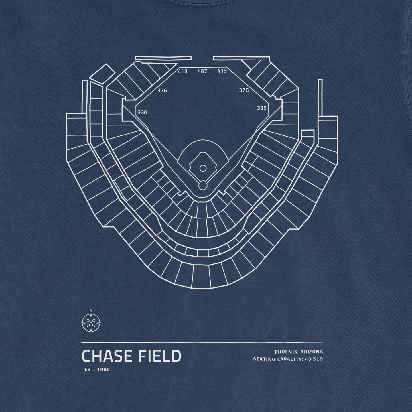 Chase Field - Stadium Collection | Comfort Colors Tee