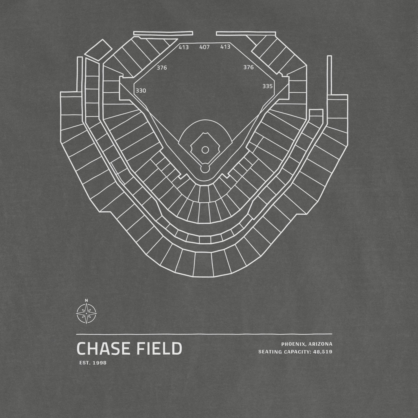 Chase Field - Stadium Collection | Comfort Colors Tee
