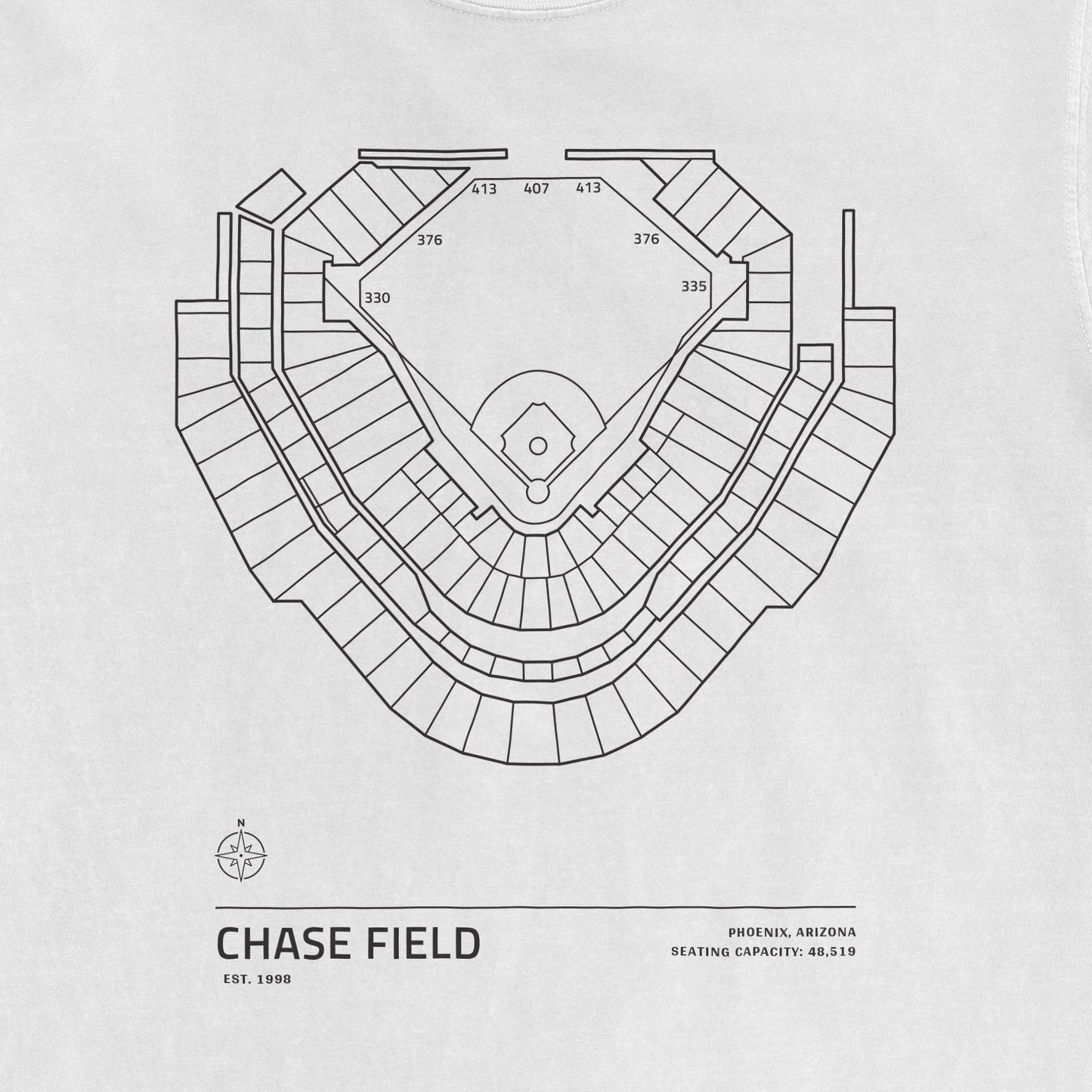 Chase Field - Stadium Collection | Comfort Colors Tee