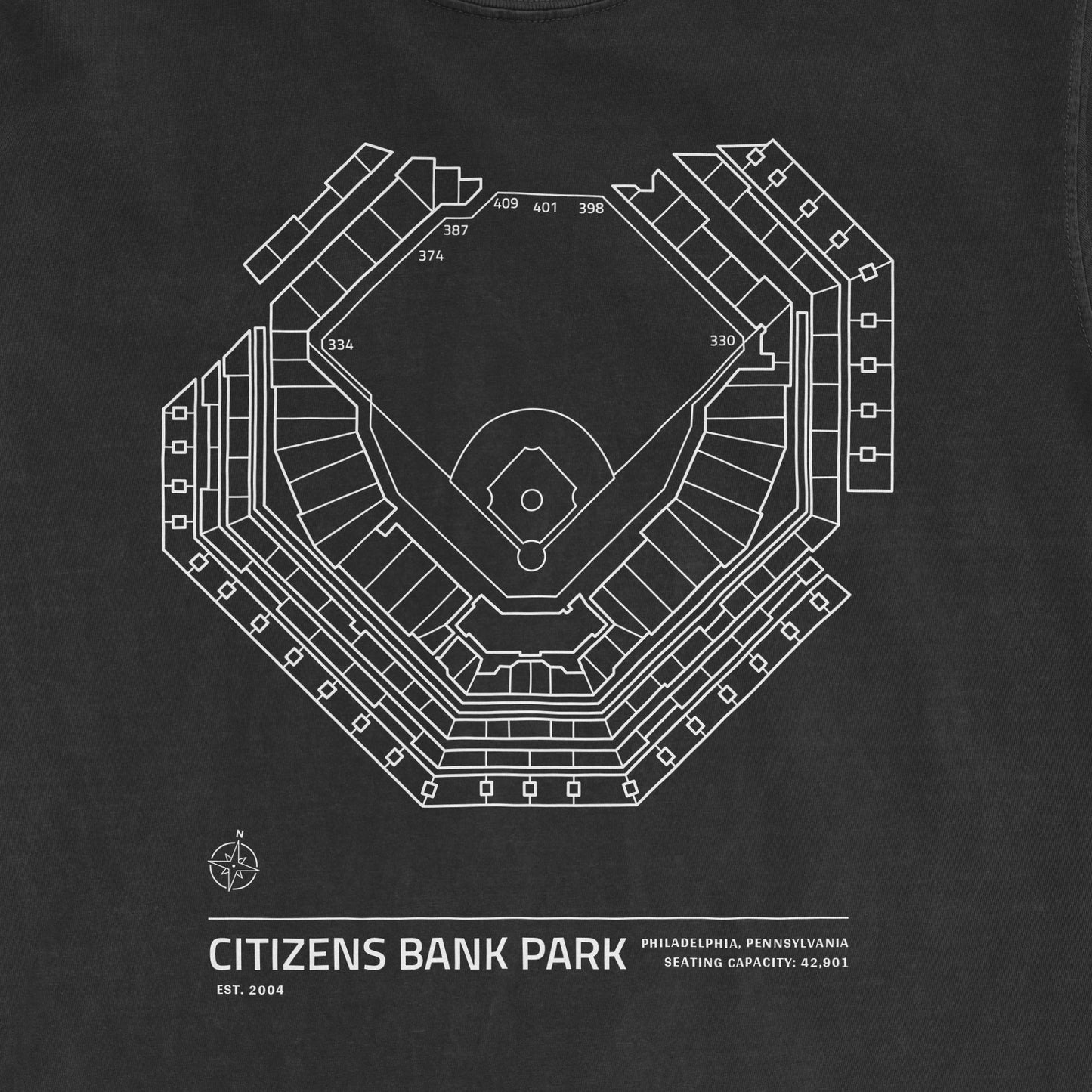Citizens Bank Park - Stadium Collection | Comfort Colors Tee