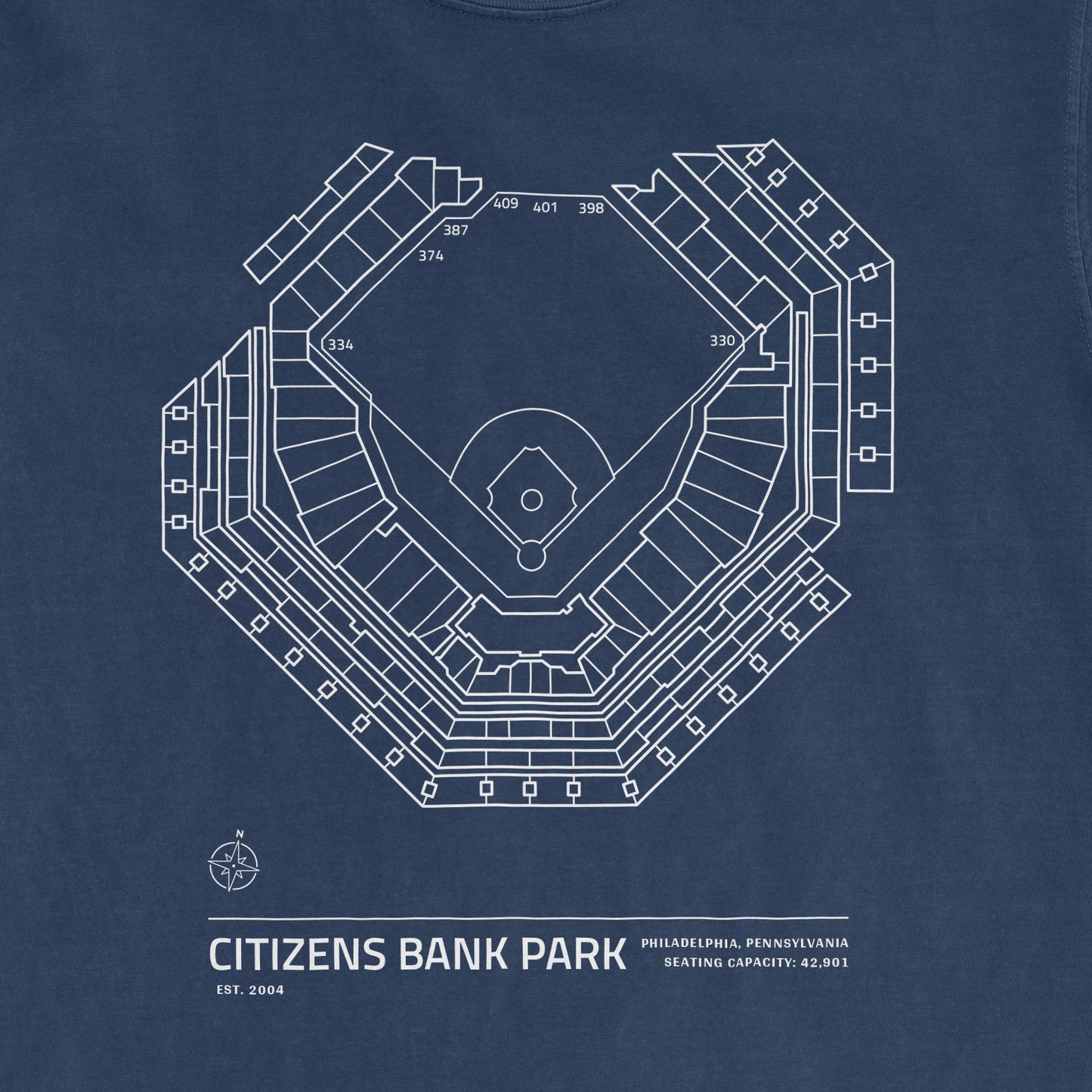 Citizens Bank Park - Stadium Collection | Comfort Colors Tee