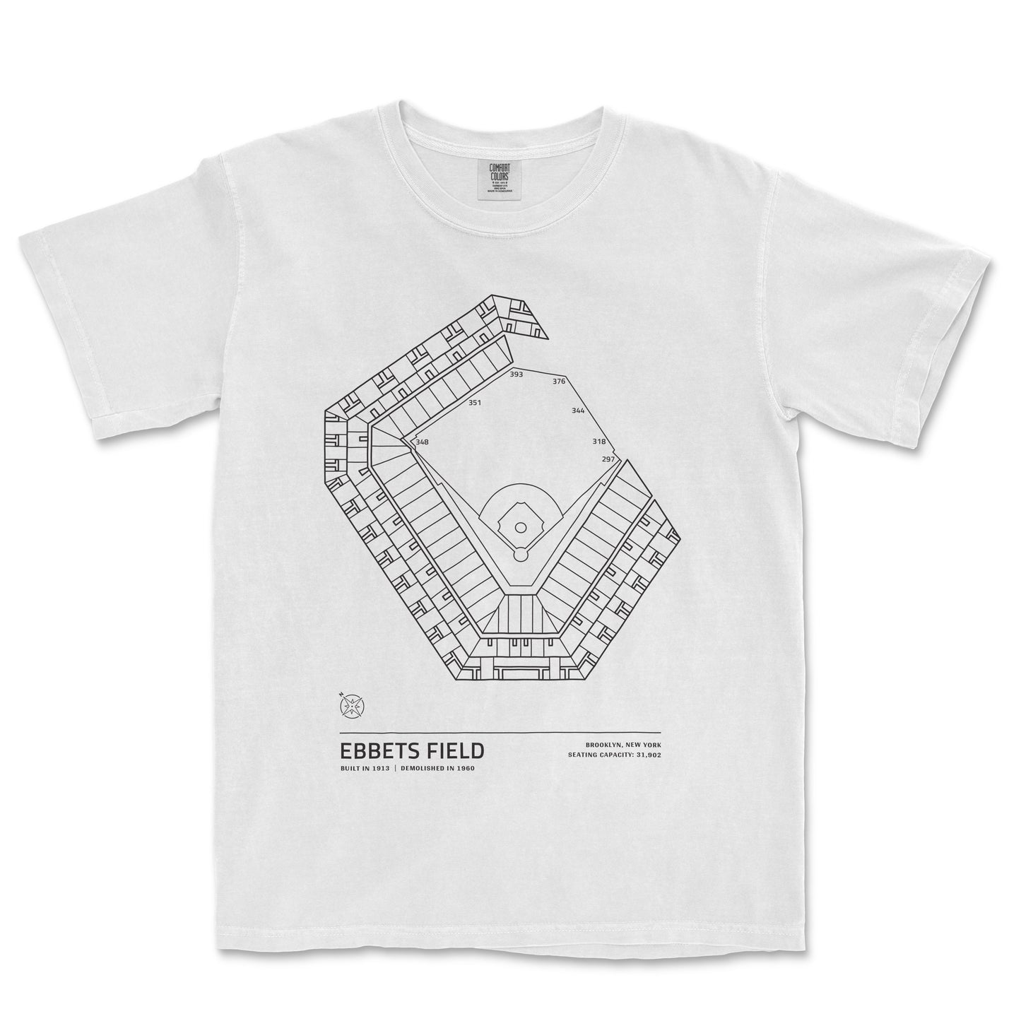 Ebbets Field - Stadium Collection | Comfort Colors Tee