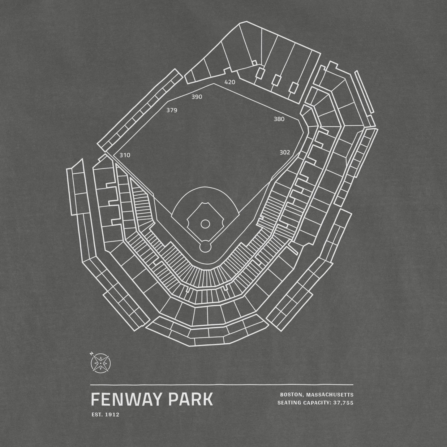 Fenway Park - Stadium Collection | Comfort Colors Tee