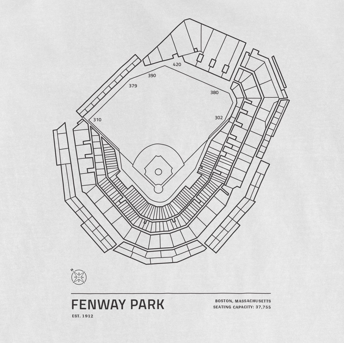 Fenway Park - Stadium Collection | Comfort Colors Tee