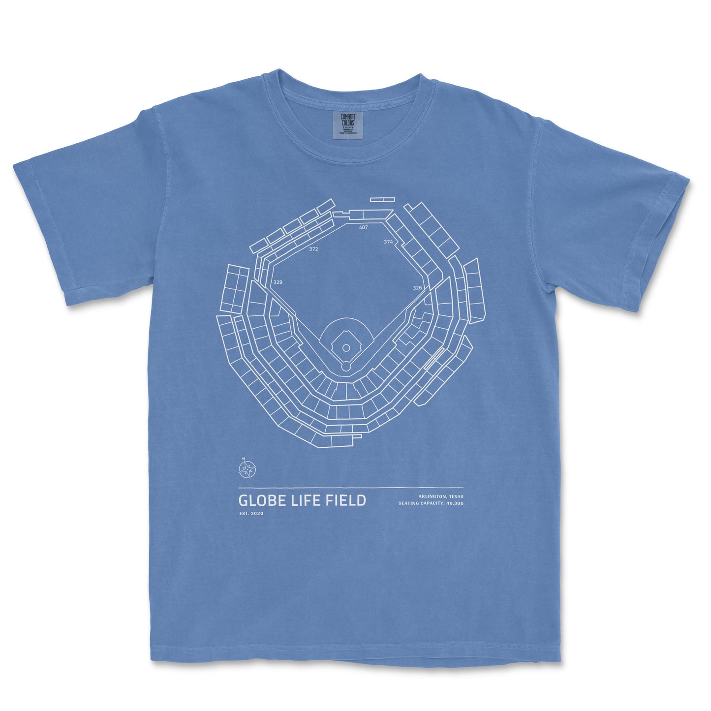 Globe Life Field - Stadium Collection | Comfort Colors Tee