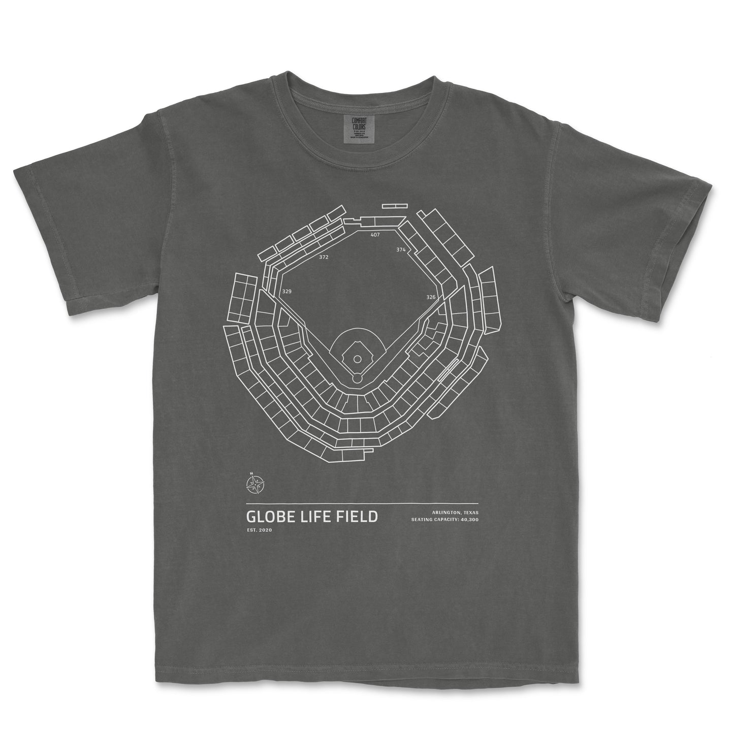 Globe Life Field - Stadium Collection | Comfort Colors Tee