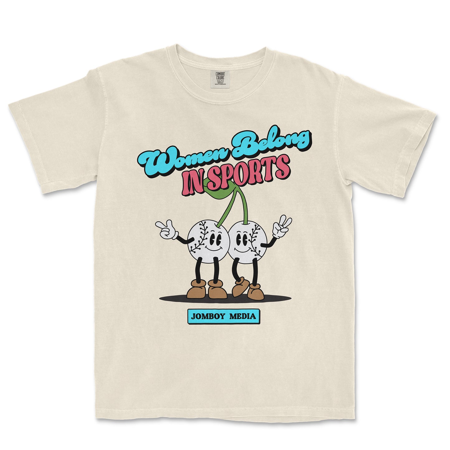 WOMEN BELONG IN BASEBALL | Comfort Colors Tee