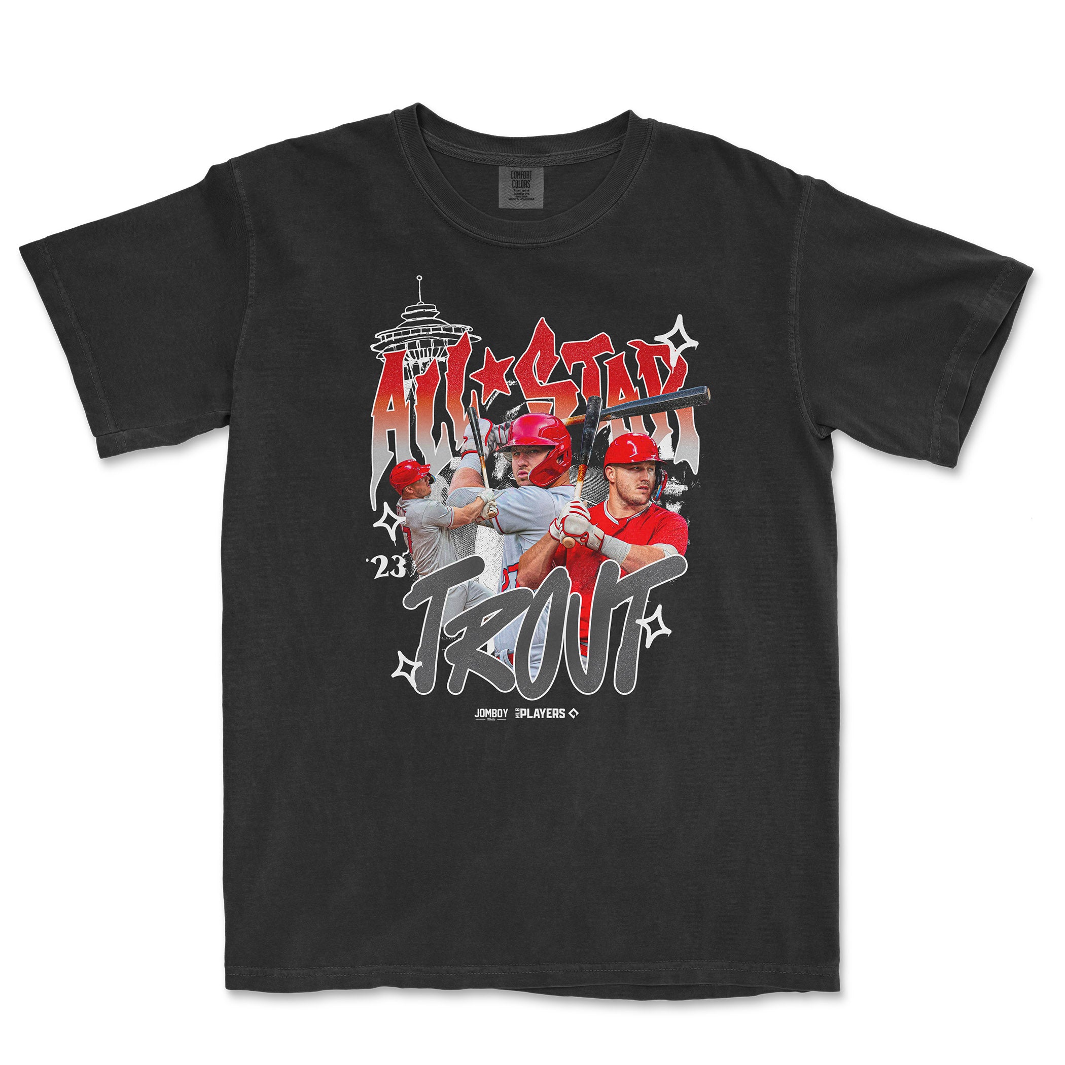 Mike Trout Shirt, Los Angeles Baseball Men's Cotton T-Shirt