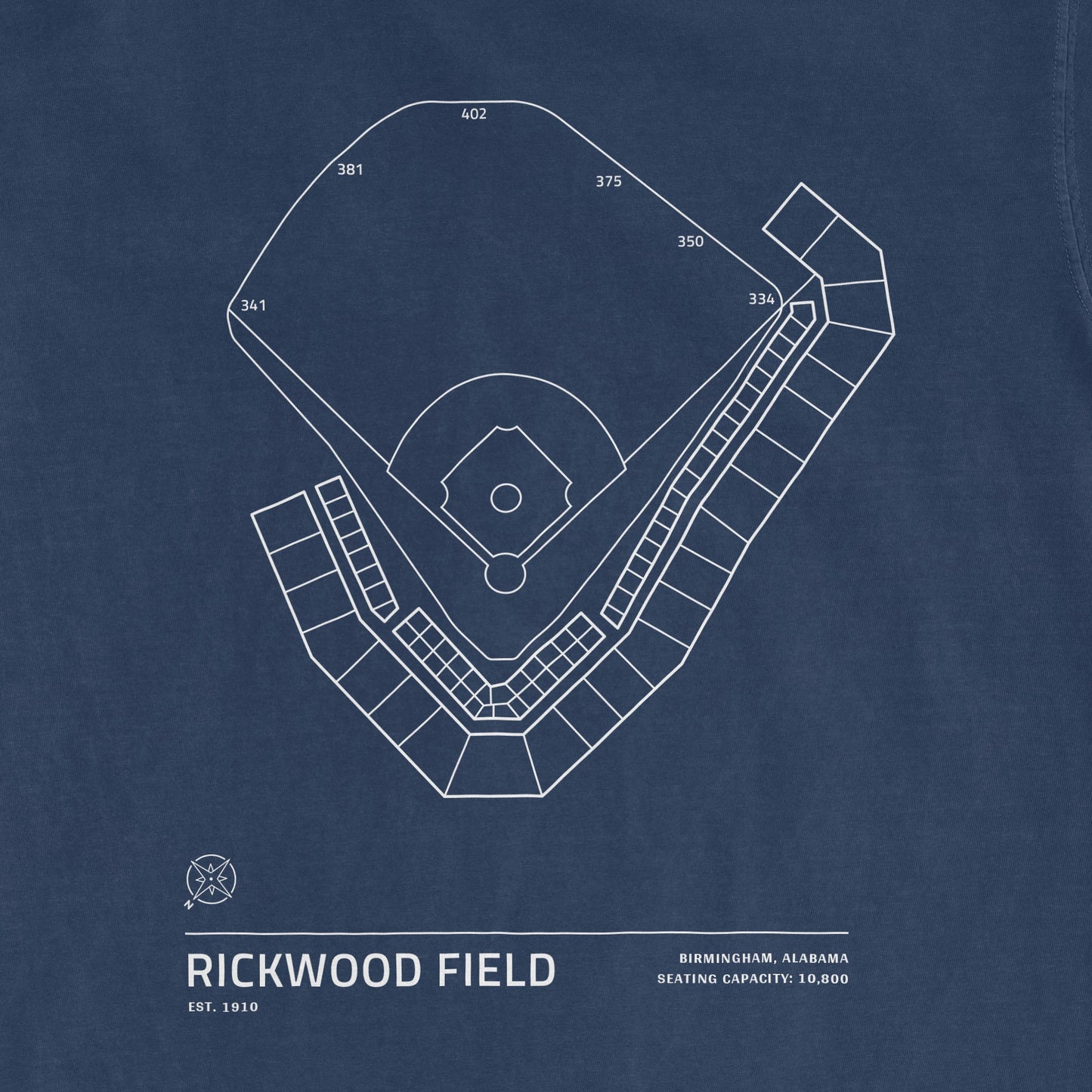 Rickwood Field - Stadium Collection | Comfort Colors Tee