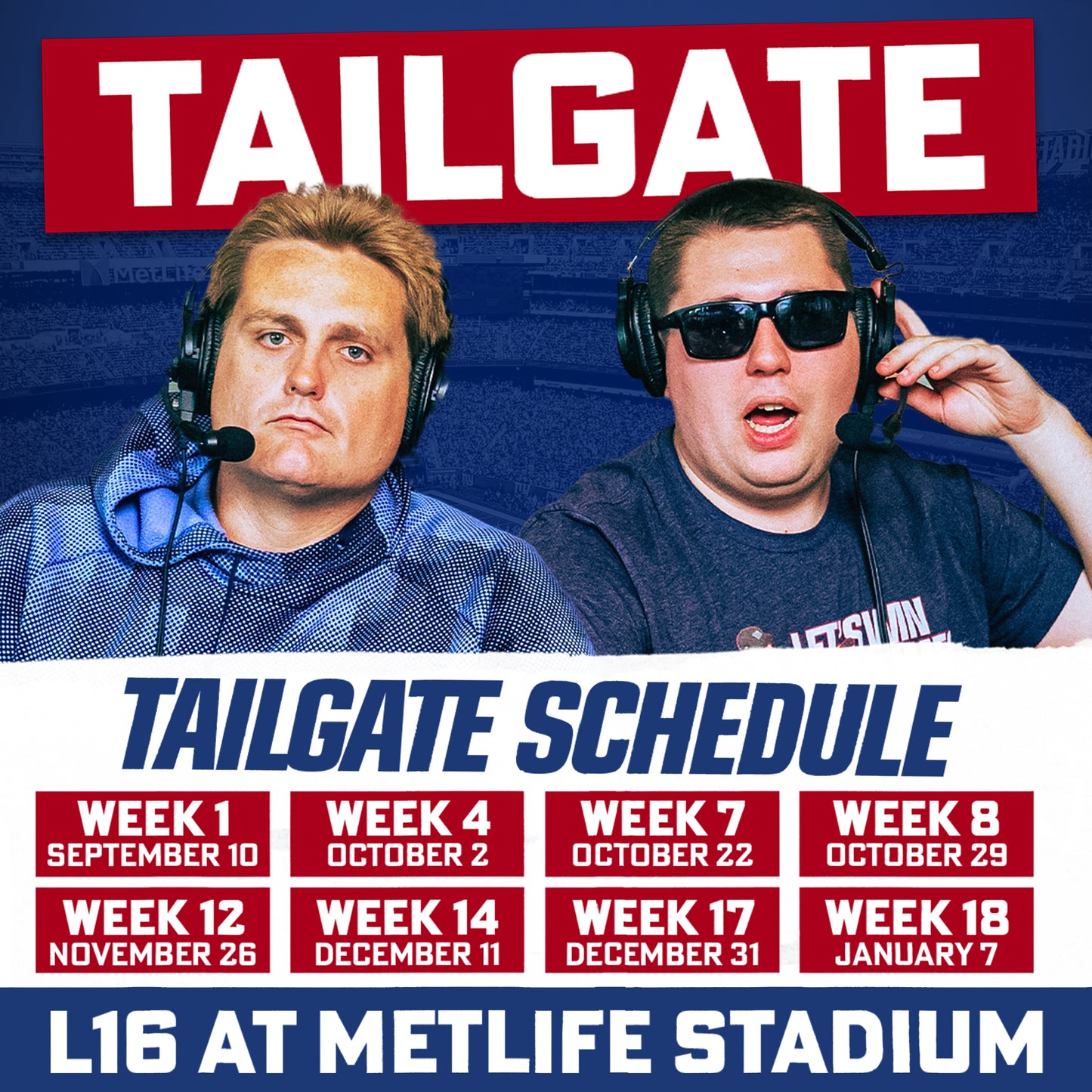 Talkin' Giants L16 Tailgate Series