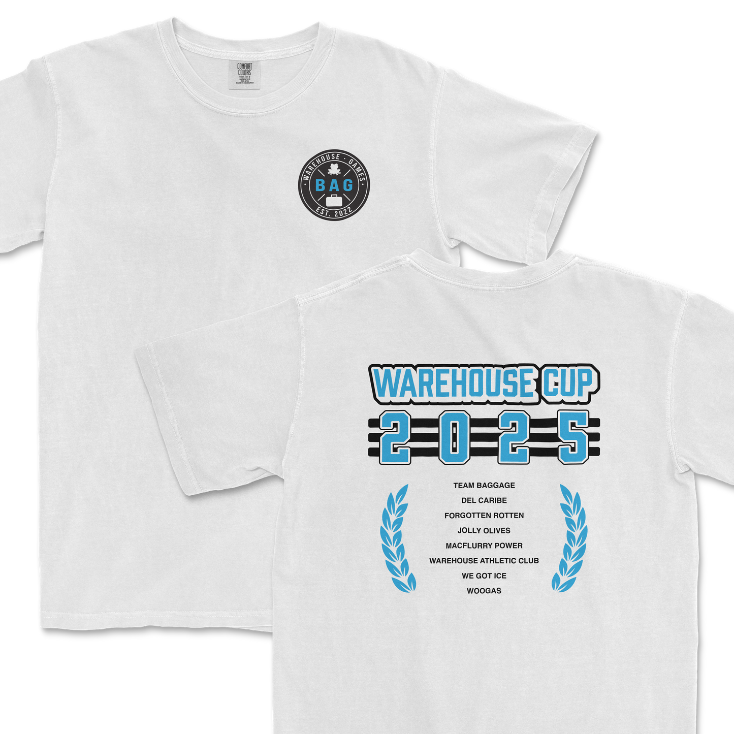 Warehouse Cup | Team Baggage | Comfort Colors Tee