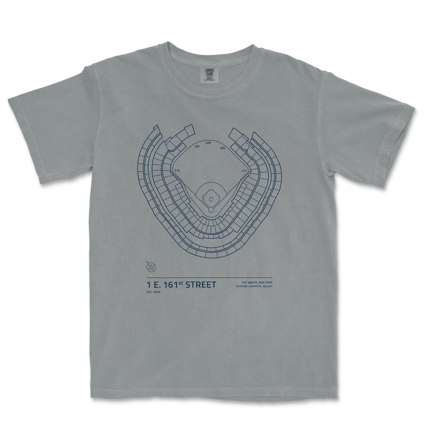 1 E 161st Street - Stadium Collection | Comfort Colors Tee