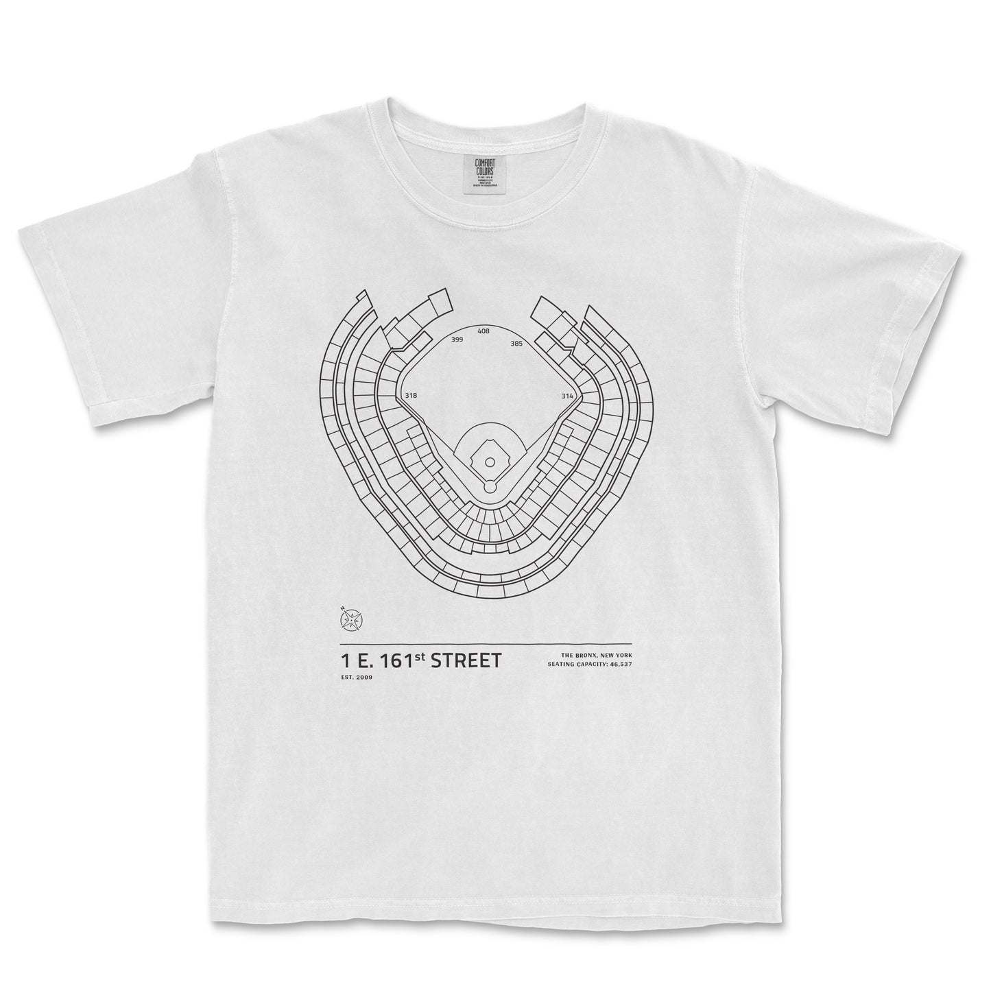 1 E 161st Street - Stadium Collection | Comfort Colors Tee
