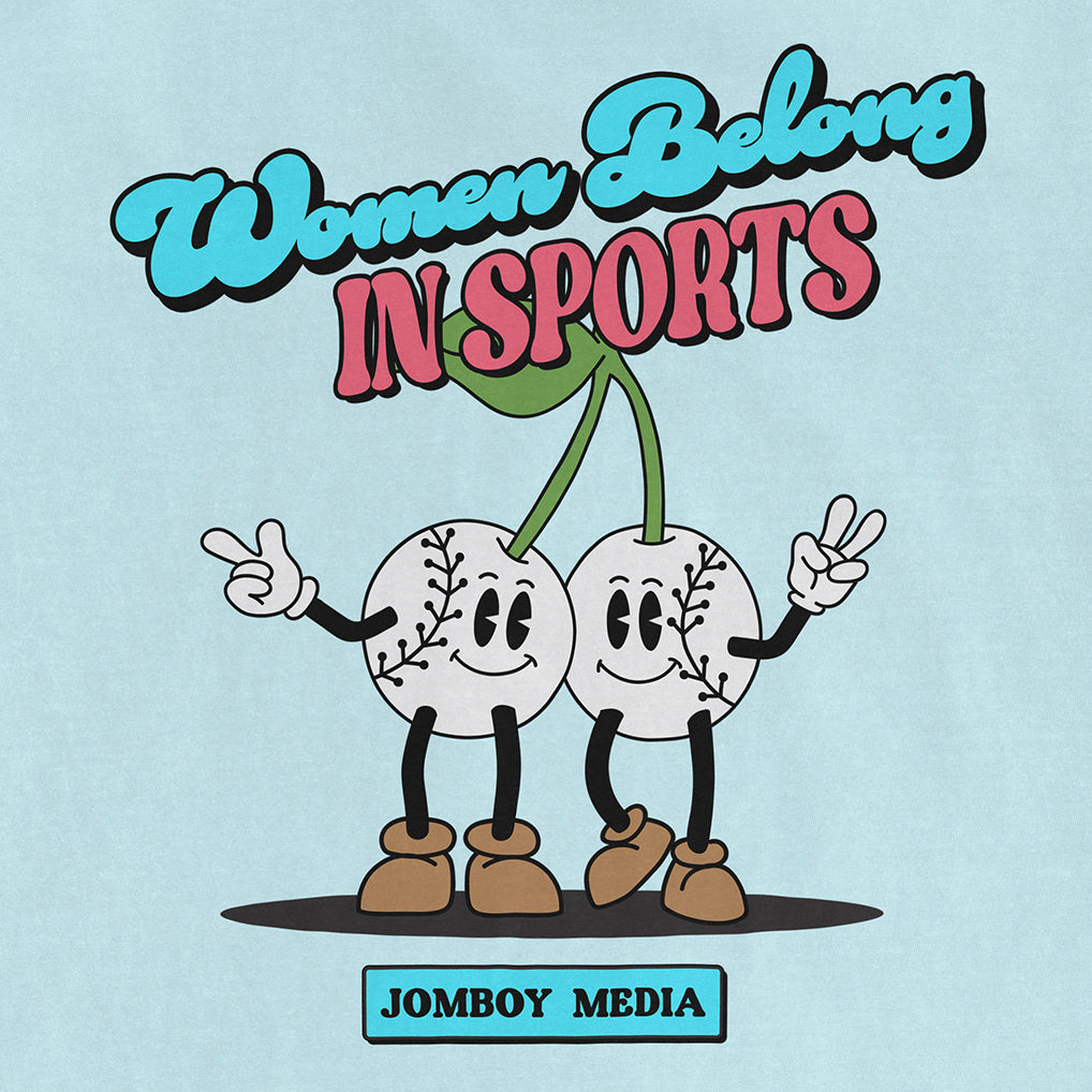 WOMEN BELONG IN BASEBALL | Comfort Colors Tee