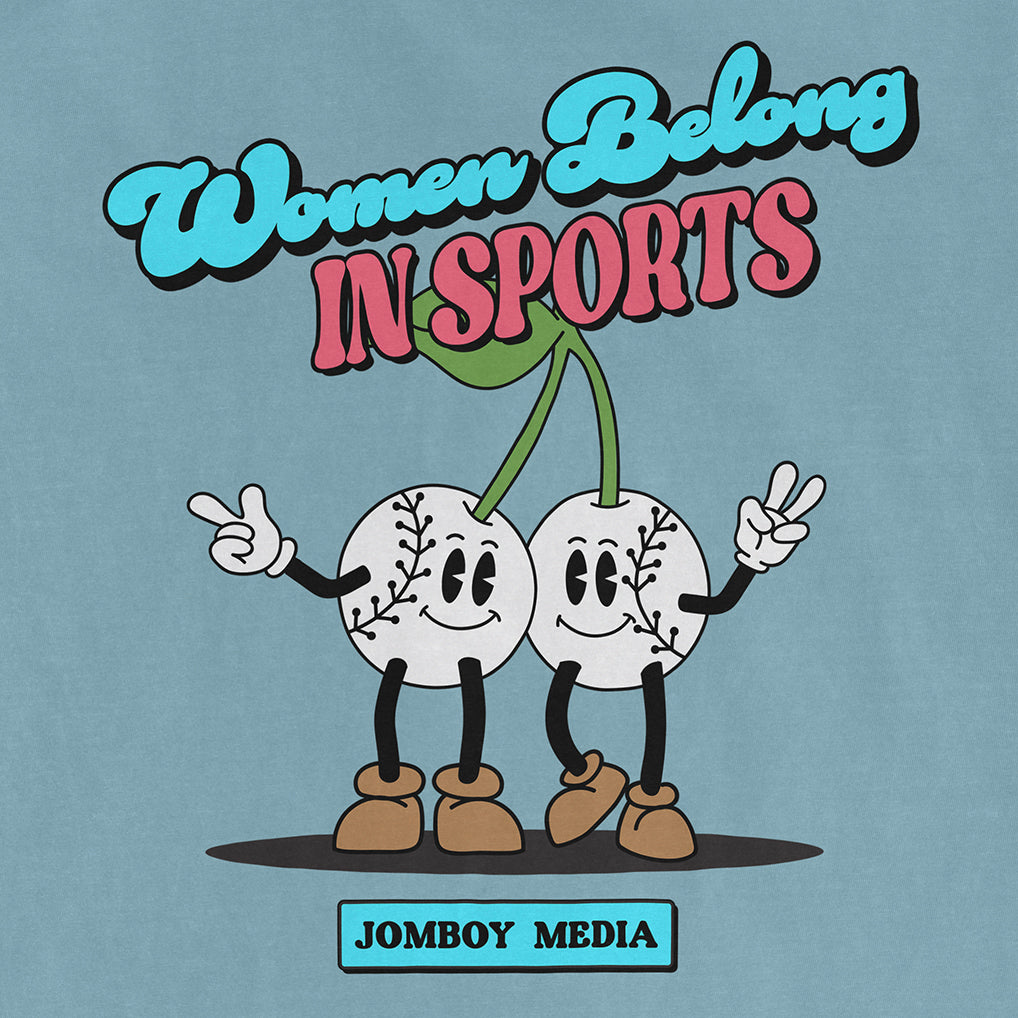 WOMEN BELONG IN BASEBALL | Comfort Colors Tee
