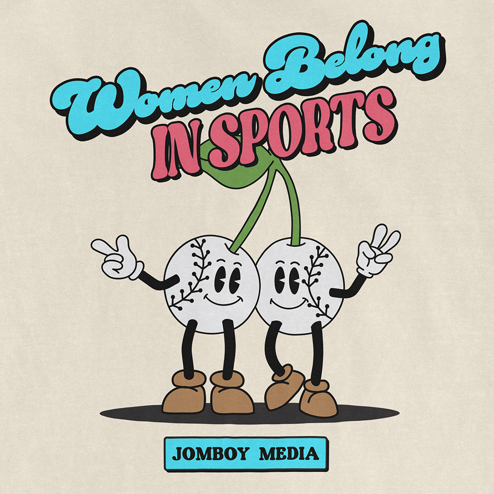 WOMEN BELONG IN BASEBALL | Comfort Colors Tee
