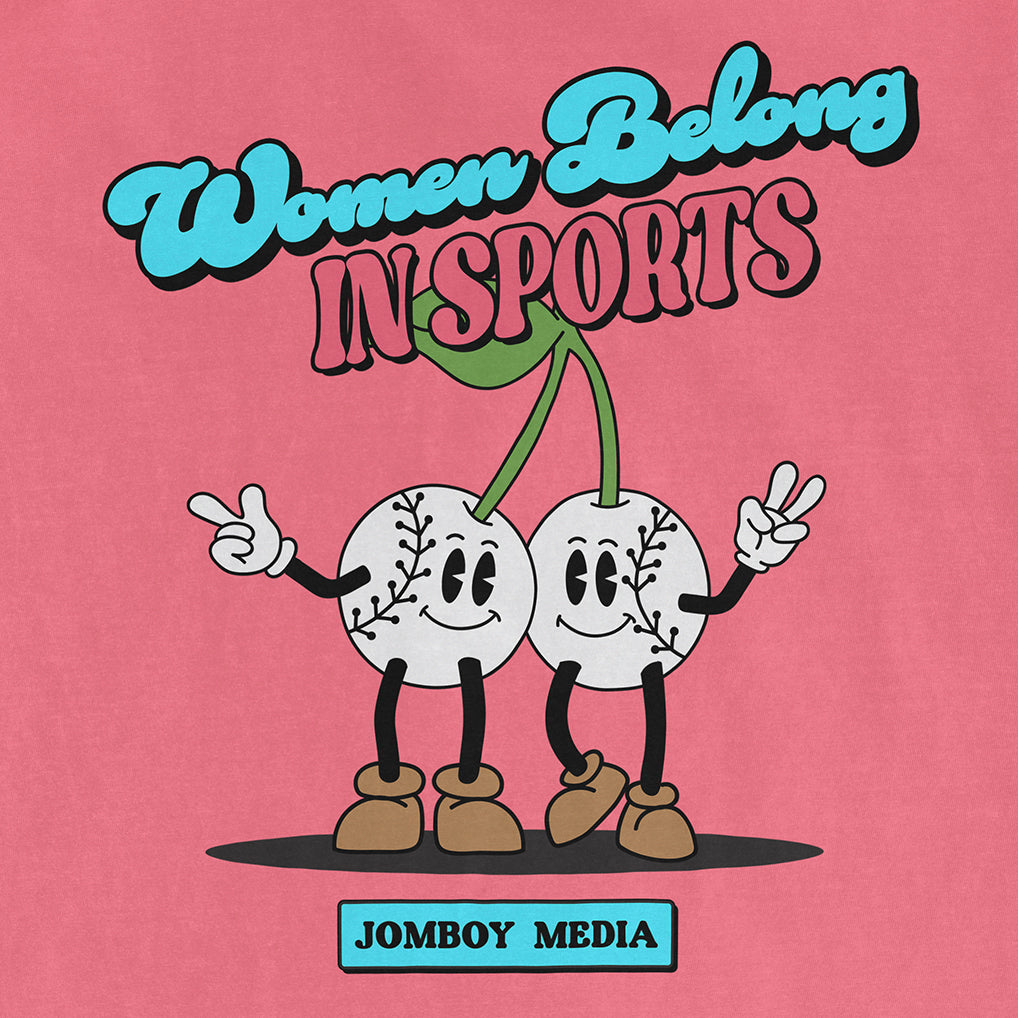 WOMEN BELONG IN BASEBALL | Comfort Colors Tee