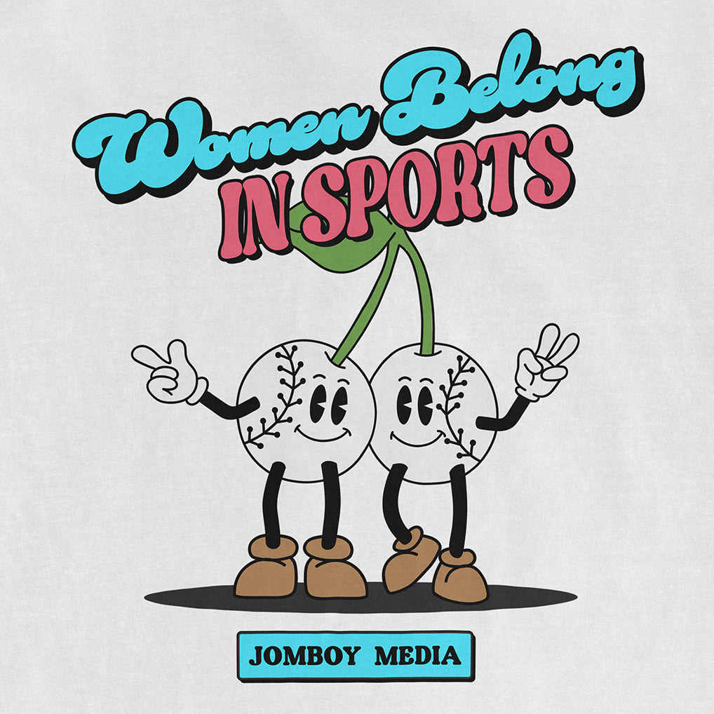 WOMEN BELONG IN BASEBALL | Comfort Colors Tee