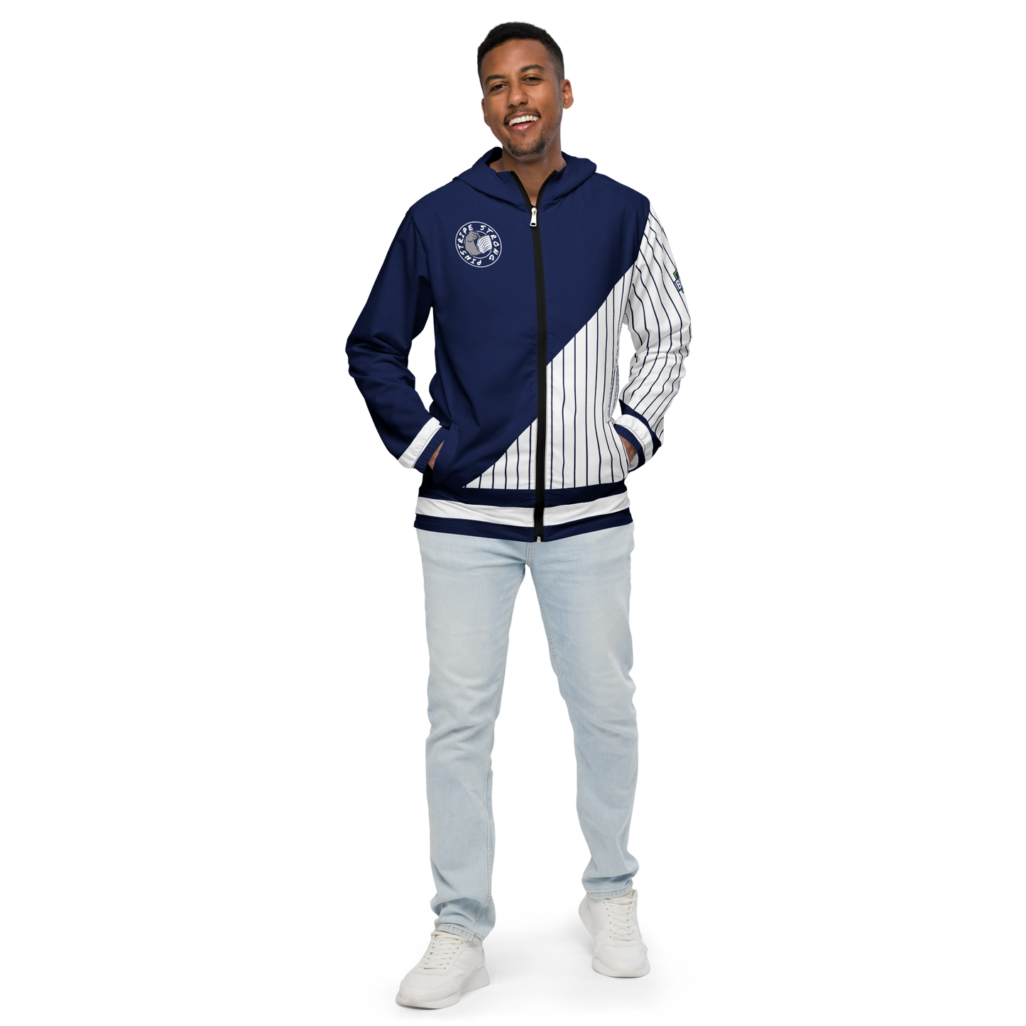Pinstripe Strong | Blitzball 3 Warmup Jacket
