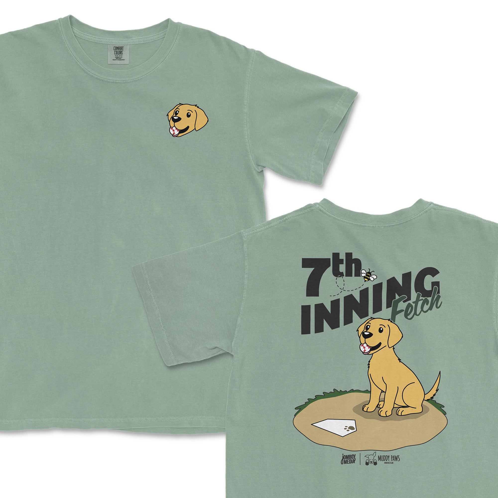 Yellow Lab — 7th-Inning Fetch Cartoons