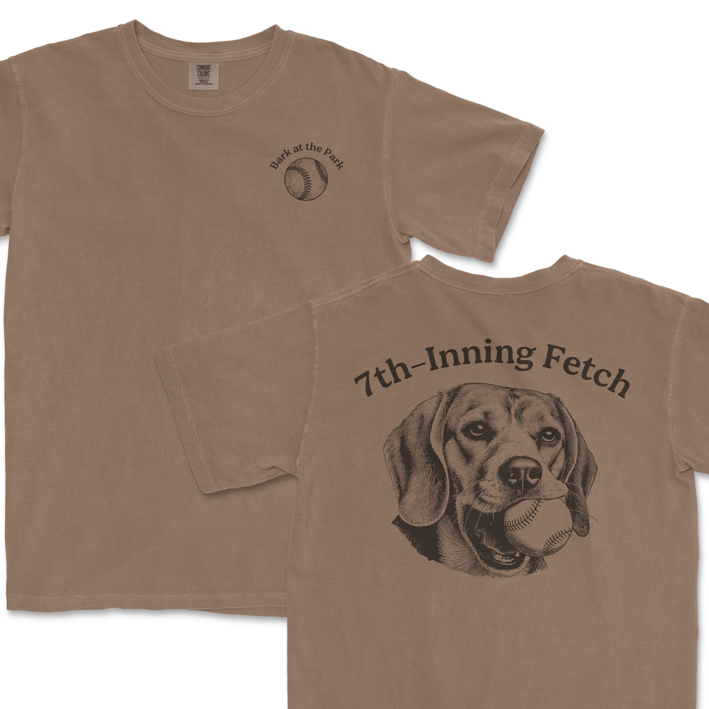 7th-Inning Fetch - Beagle | Comfort Colors Tee | Fade-Resistant