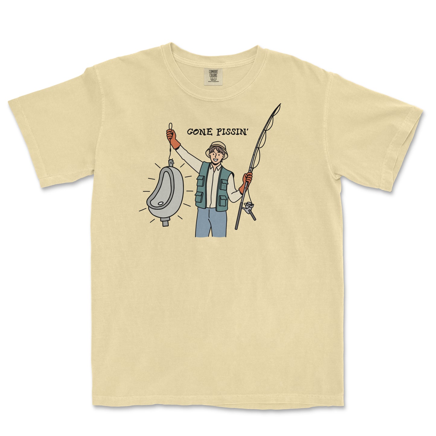 We Got Ice "Gone Pissin'" | Comfort Colors® Vintage Tee