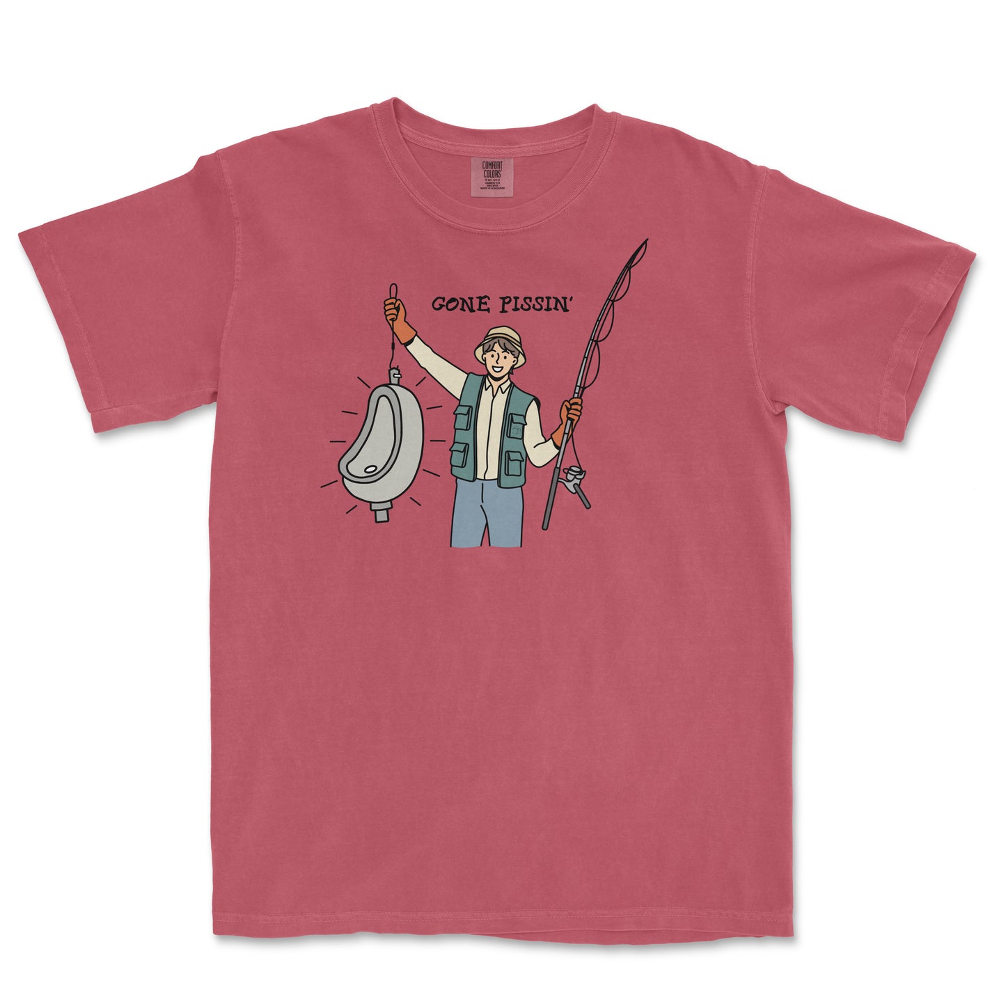 We Got Ice "Gone Pissin'" | Comfort Colors® Vintage Tee