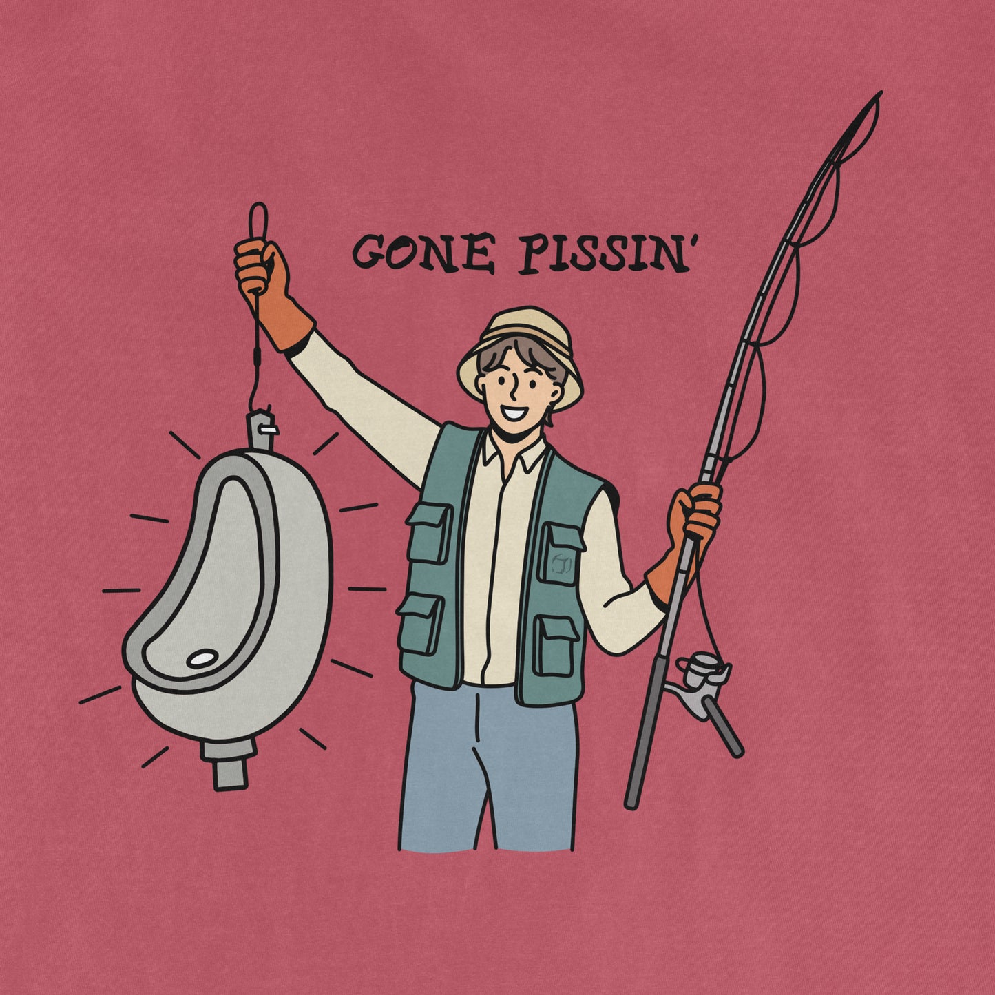 We Got Ice "Gone Pissin'" | Comfort Colors® Vintage Tee