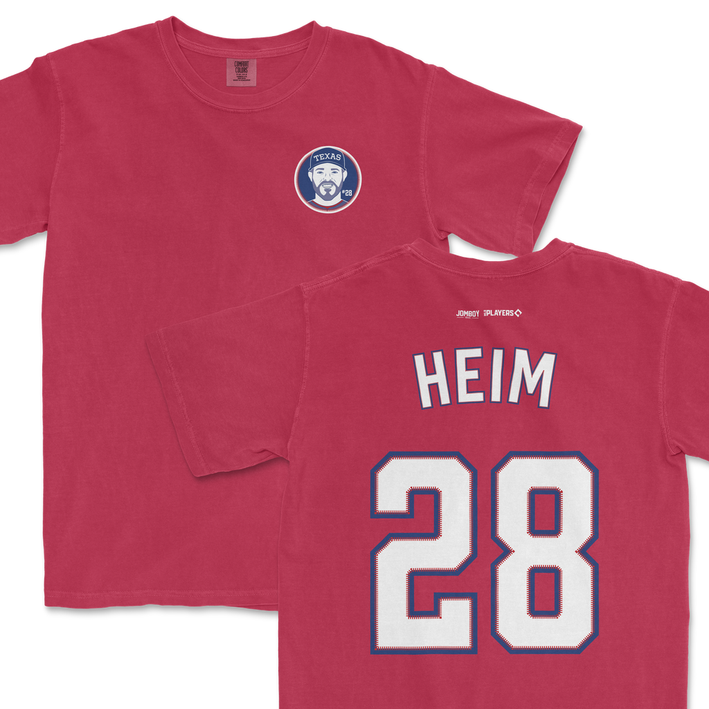 Jonah Heim Shirsey | Comfort Colors Tee | Premium Quality | Fade