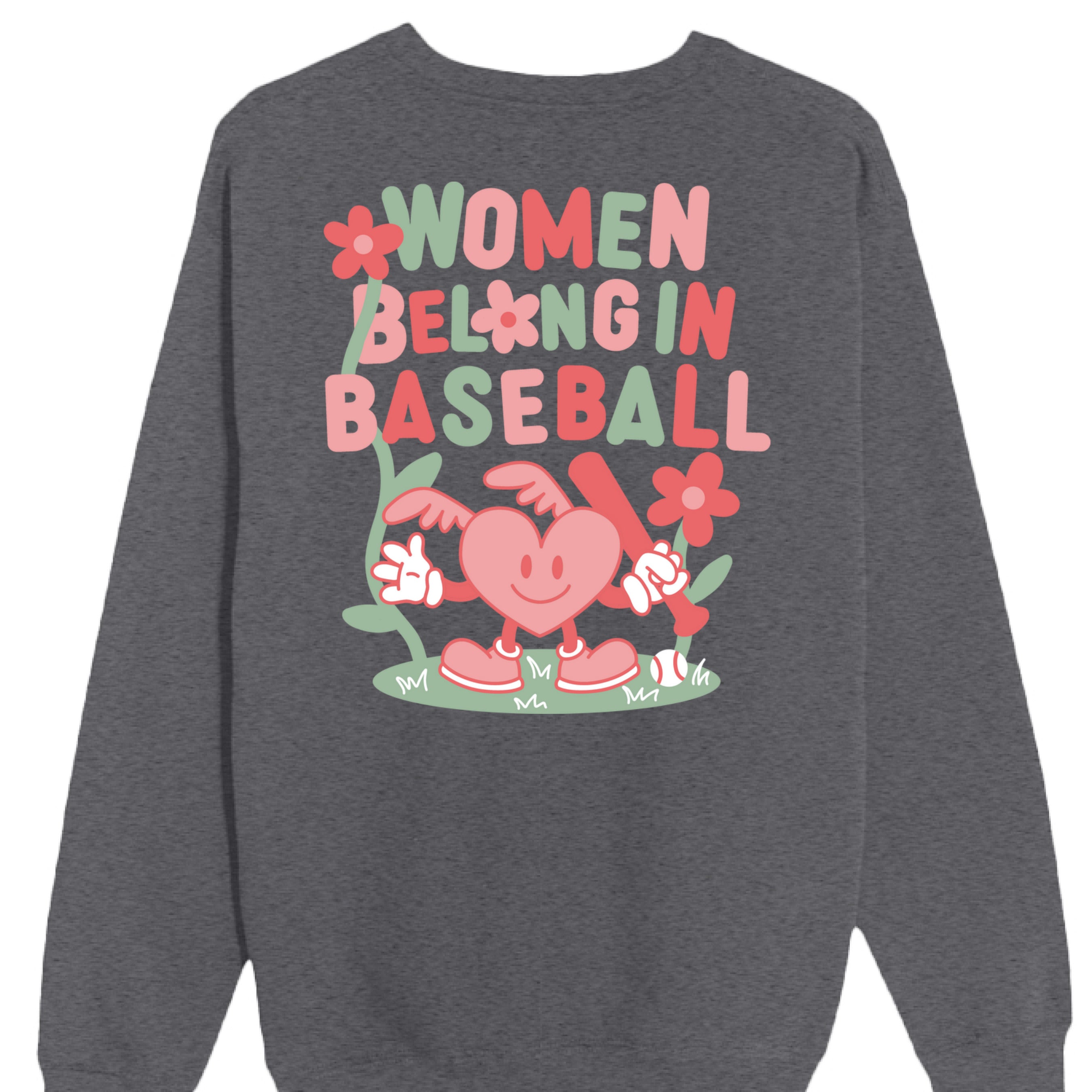 CHARCOAL HEATHER - BACK