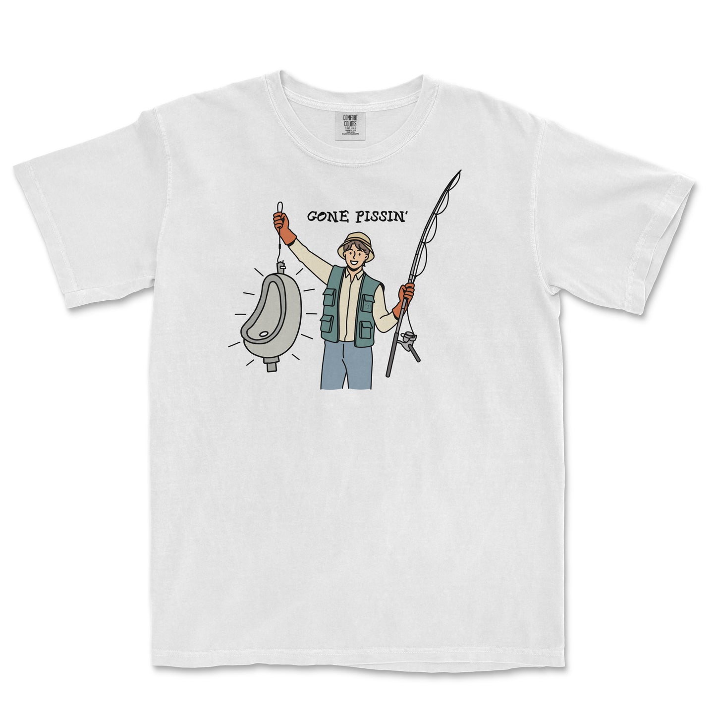 We Got Ice "Gone Pissin'" | Comfort Colors® Vintage Tee