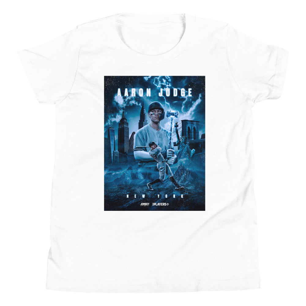 Jomboy Media Aaron Judge, King of NYC | Youth T-Shirt White / XL