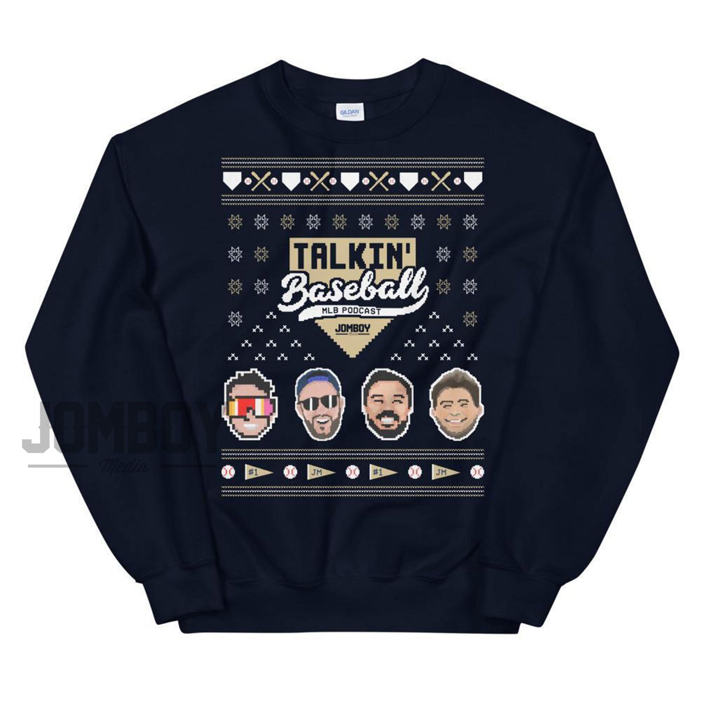Talkin' Baseball | Holiday Sweater - Jomboy Media