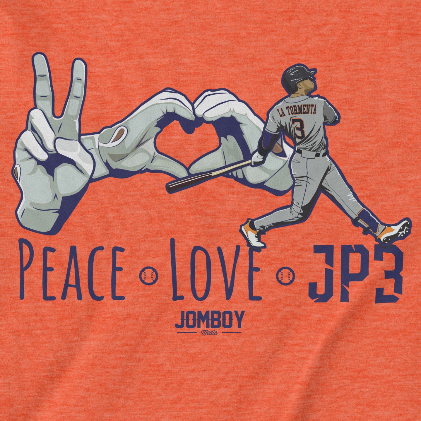Peace, Love, JP3 | T-Shirt