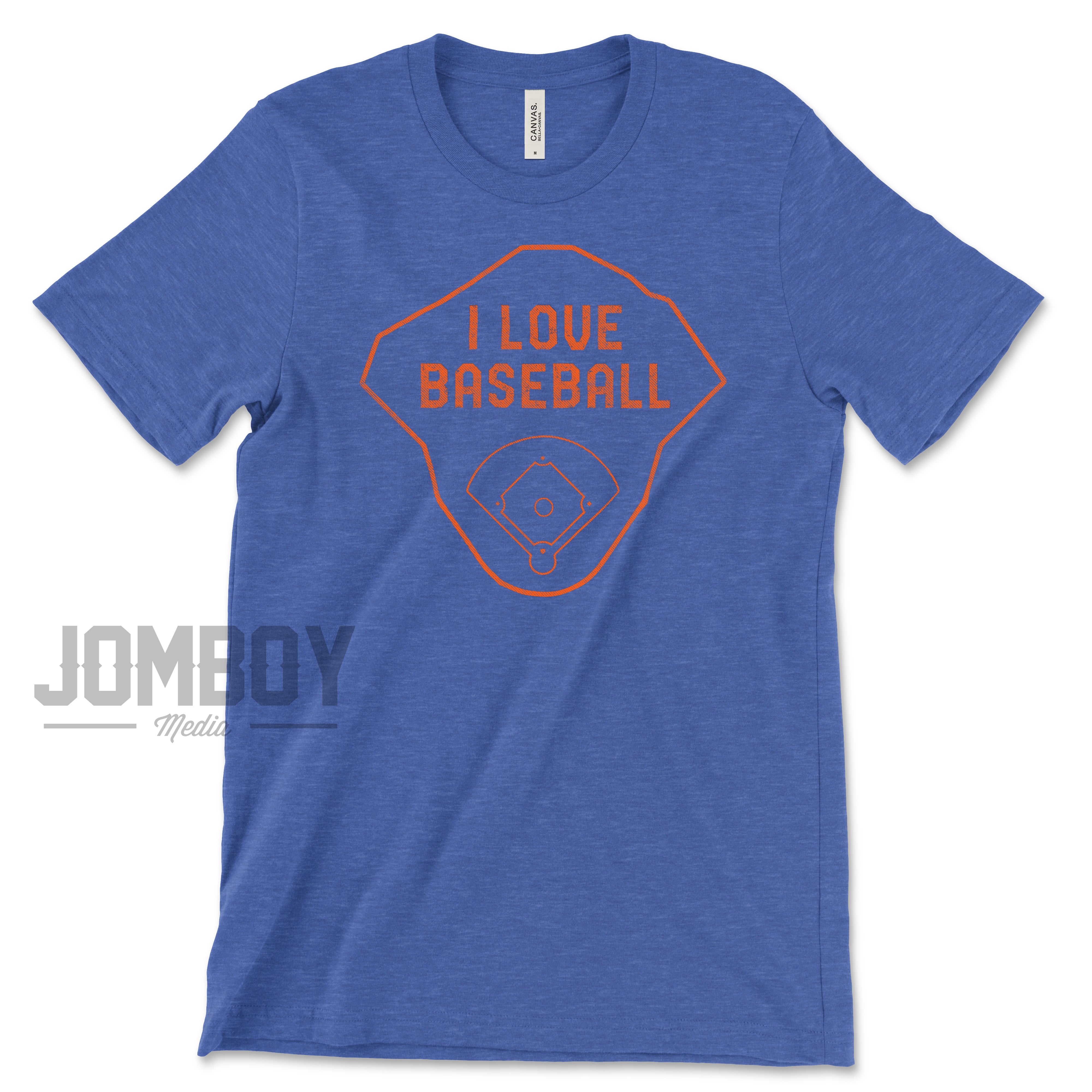 I Love Baseball | Nym | Women's T-Shirt | New York | Jomboy Media White / L