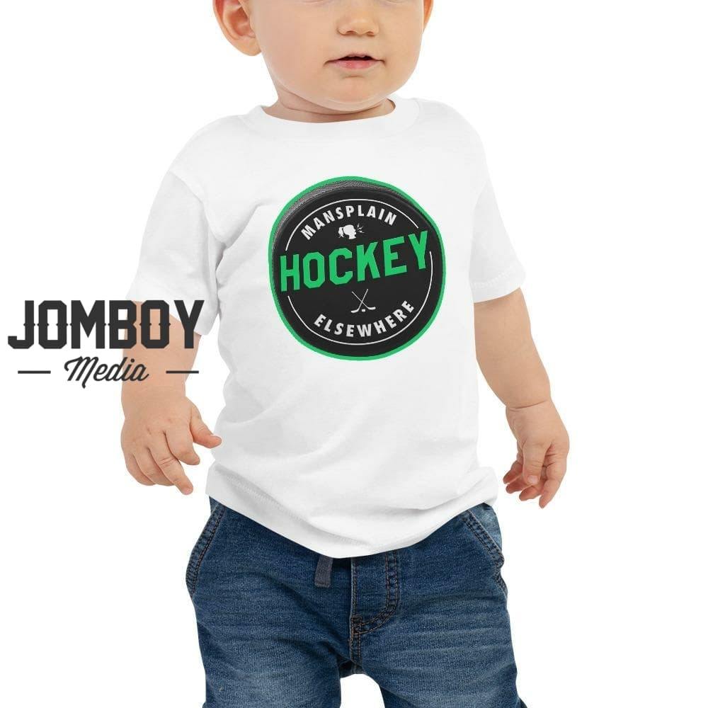 Mansplain Hockey Elsewhere | Baby Tee - Jomboy Media