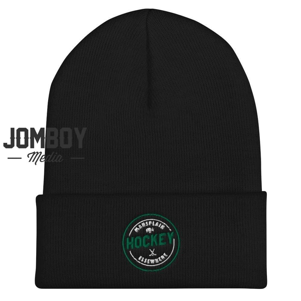 Mansplain Hockey Elsewhere | Beanie - Jomboy Media