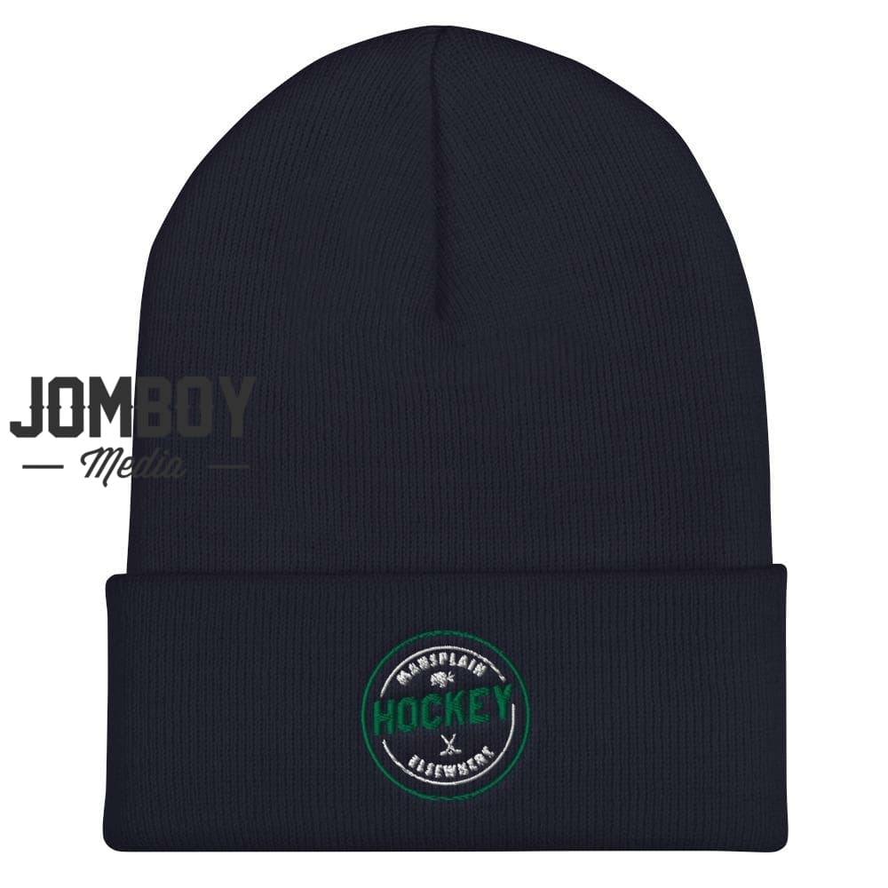 Mansplain Hockey Elsewhere | Beanie - Jomboy Media