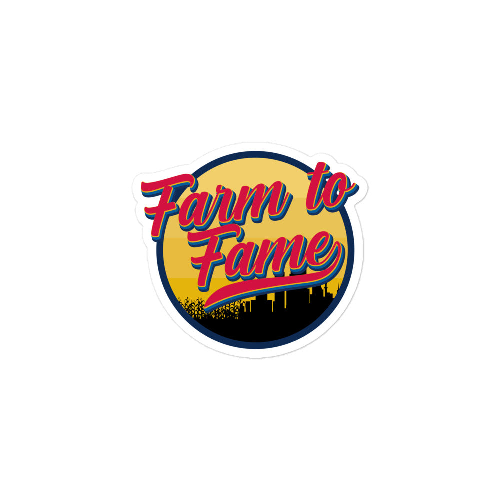 Farm To Fame Logo | Sticker