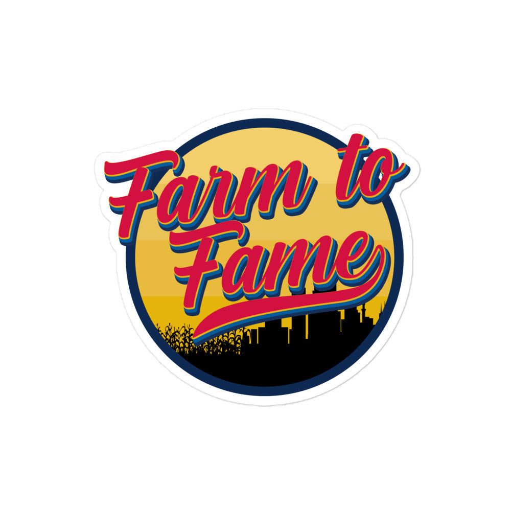 Farm To Fame Logo | Sticker