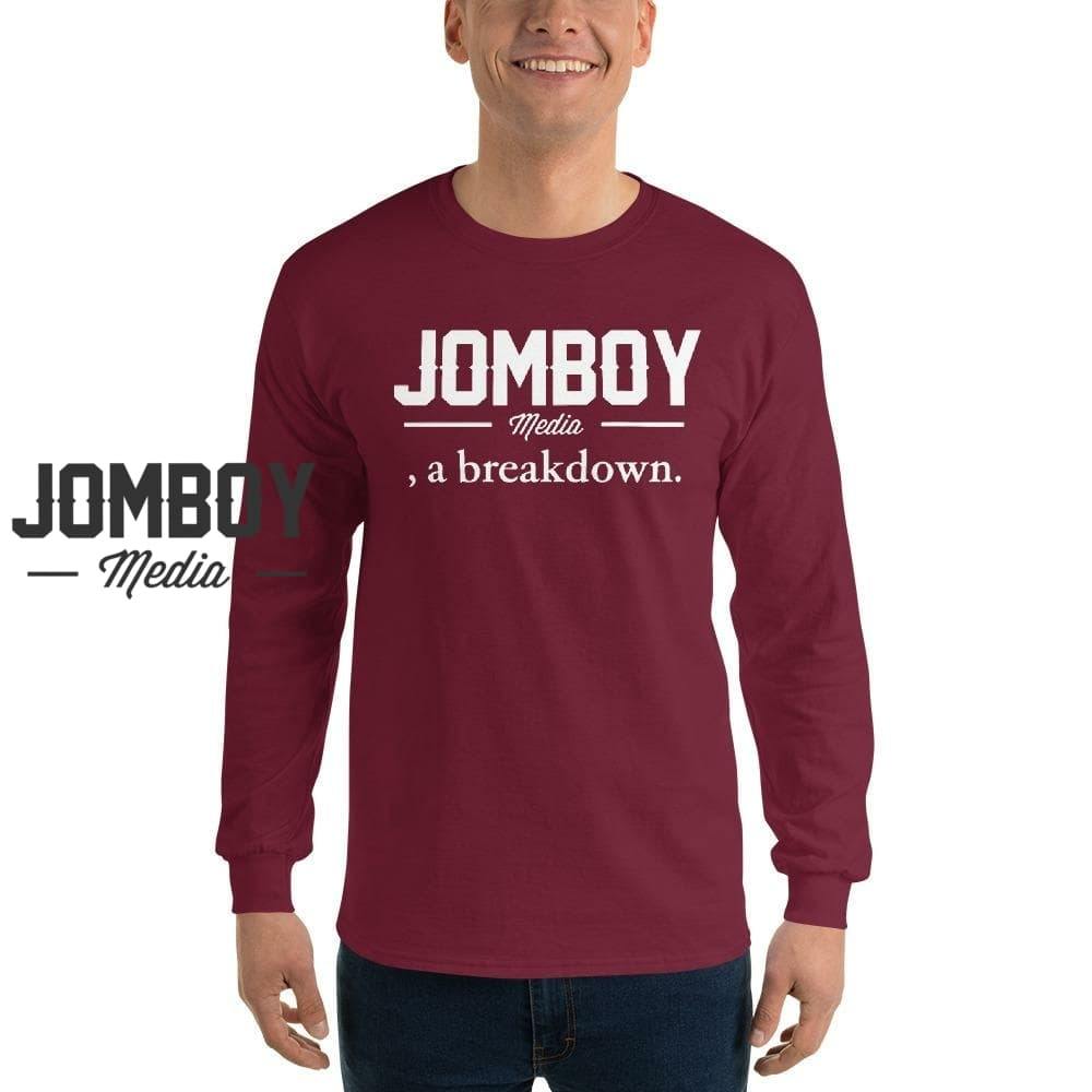 Jomboy Media, a Breakdown | Long Sleeve Shirt - Jomboy Media