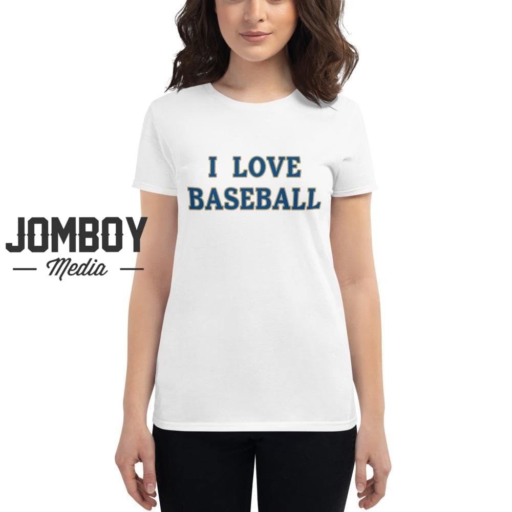 I Love Baseball | Kansas City | Women's T-Shirt | Jomboy Media White / 2XL