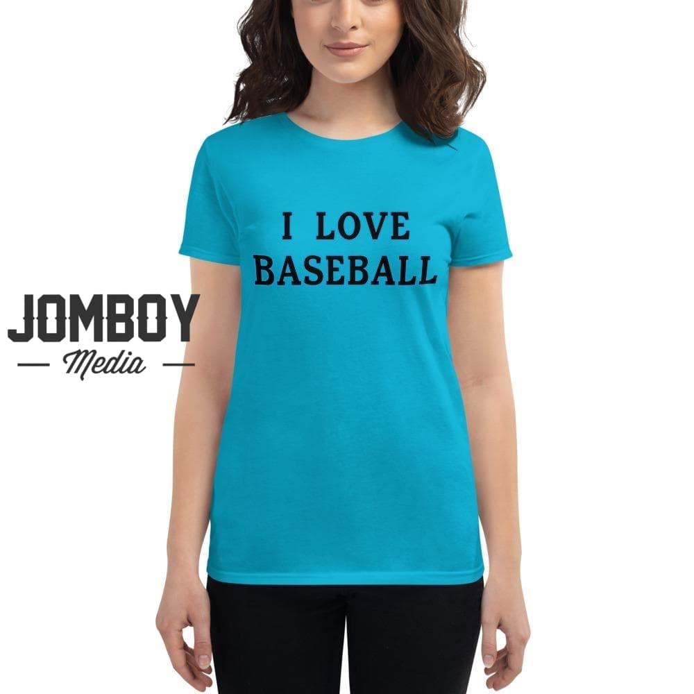 I Love Baseball | Marlins | Women's T-Shirt - Jomboy Media