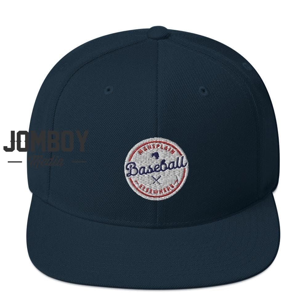 Mansplain Baseball Elsewhere | Snapback Hat - Jomboy Media