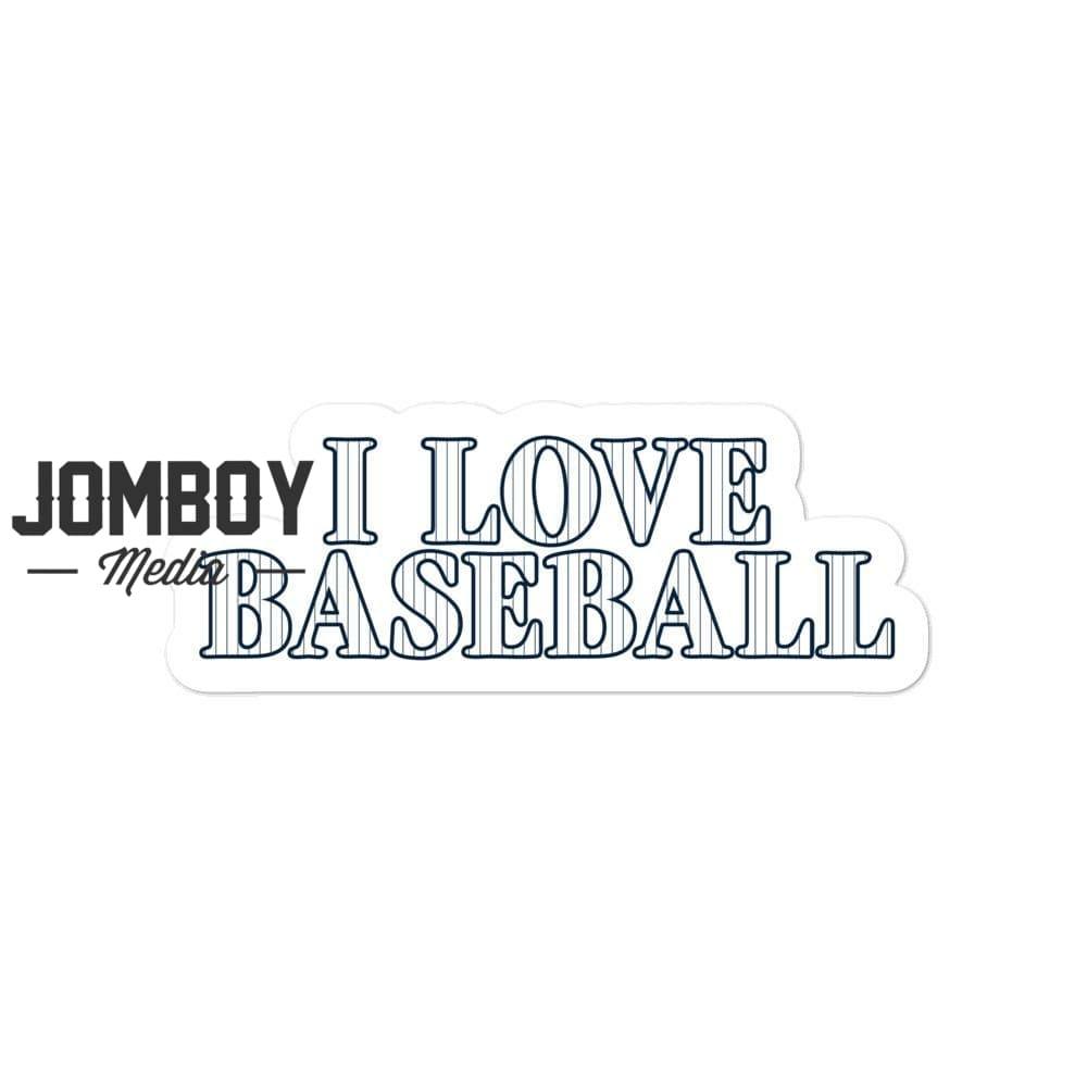 I Love Baseball | Yankees | Sticker - Jomboy Media
