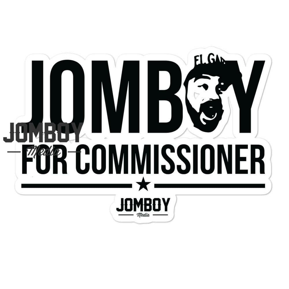 Jomboy For Commissioner | Sticker - Jomboy Media