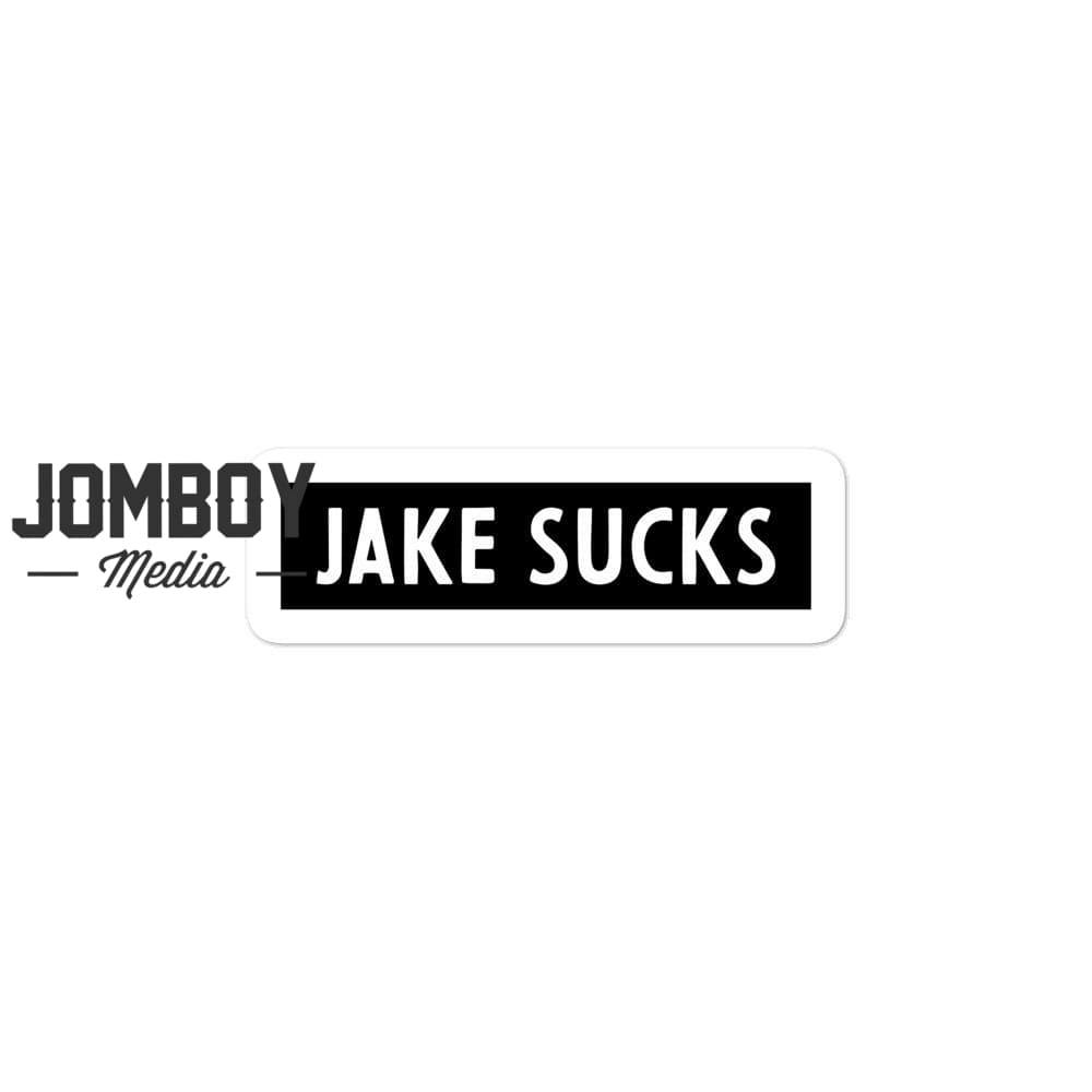 JAKE SUCKS | Sticker - Jomboy Media